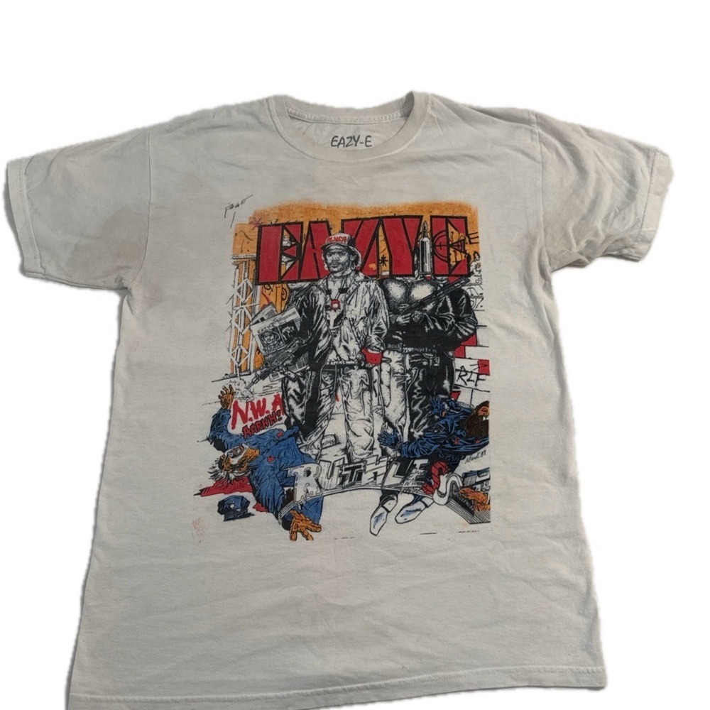 Easy-E Ruthless Records Cartoon T-Shirt Men’s Size Medium